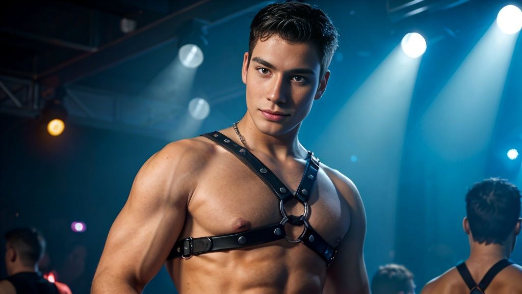 26-years-old-man-sexy-dancing-in-a-gay-club-he-is-wearing-a-harness-xtudr-gay-fetish-chat-1 Novedades STUD: Memoria, Turbo Prompt y mucho más...