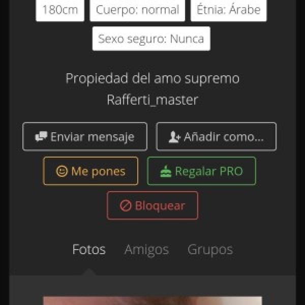 Xtudr - Rafferti_Master: Soy AMO-CASH joven muy dominante y prepotente, celoso y posesivo, busco perros muy sumisos y SOLVENTE$ 
Ésto es un ...