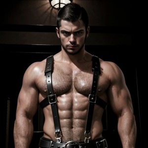 macho, harness, sensual